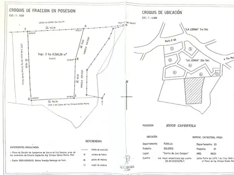 Terreno en Venta en San Esteban, USD 30.000