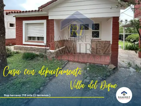 CASA CON DEPARTAMENTO EN VILLA DEL DIQUE