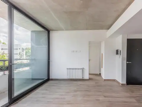 Departamento 2 ambientes premium en Colegiales c/ vista verde y hormigon a la vista