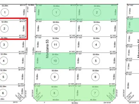 Urbanización  "La Dorotea", Mza 52, Lote 2