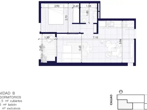 Departamento en Venta en Pichincha, USD 78.500