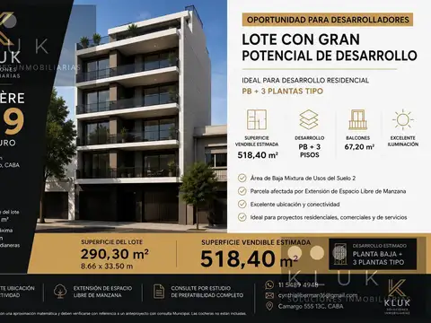 Terreno en Villa Luro