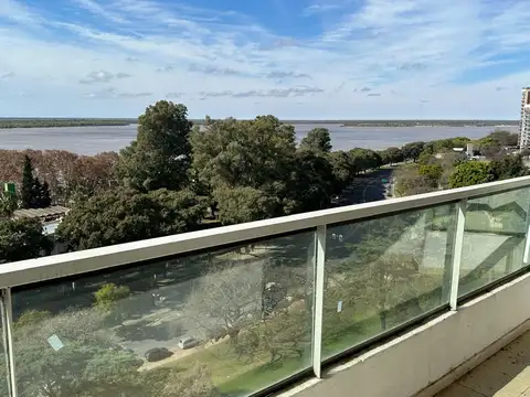 Depto con vista al rio de dos dormi y cochera