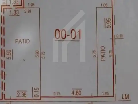 Depto Tipo Casa en Venta en Vicente López Vías / Maipú, USD 80.000