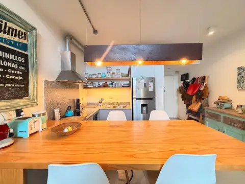 Departamento 2 ambientes con 2 baños