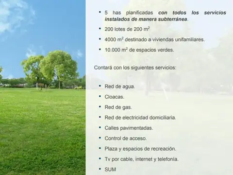 Terreno en Venta de 200,0 m2
