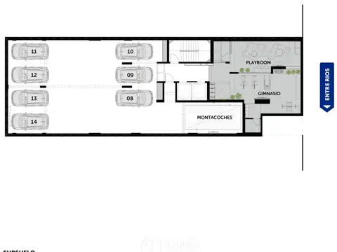 Departamento en Venta con 1 cocheras