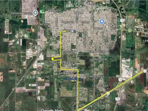 Terreno en Venta 12  mts Frente