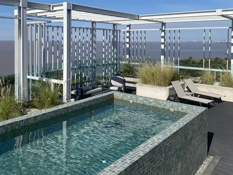 Departamento en venta, 2 ambientes en La Lucila-Libert./Rio, con vista abierta
