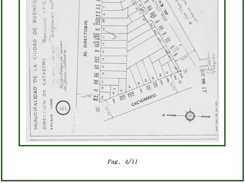 Terreno en Venta en Caballito, USD 700.000