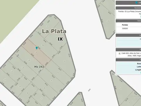 Terreno en Venta en Estacion Moreno, USD 20.000