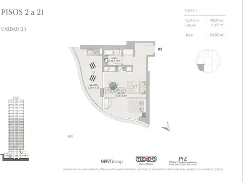 Departamento en Venta de Monoambiente