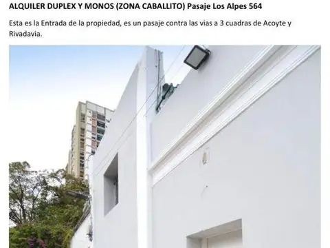 Casa 7 ambientes o mas. | Pasaje los alpes al 500