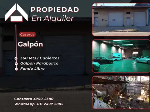 Galpón en alquiler en Caseros