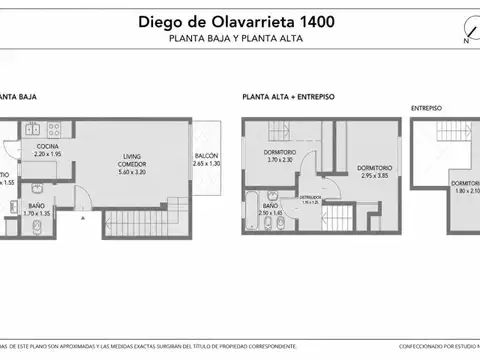 Depto Tipo Casa en Venta de 3 ambientes