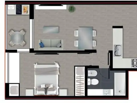 Departamento en Venta de 2 ambientes