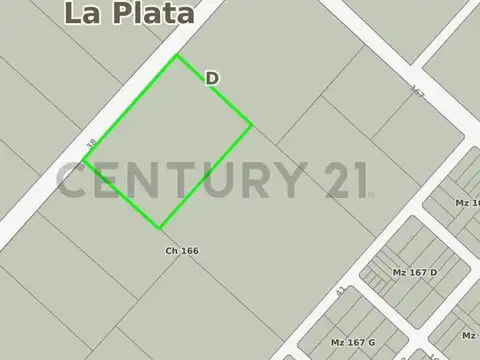 PARCELA EN VENTA. AV. 38 ENTRE 167 Y 173 Av. 38 ENTRE 167 Y 173 S/N , La Plata,
