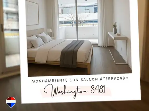 ALQUILER MONOAMBIENTE 46m2 Frente Balcon Coghlan