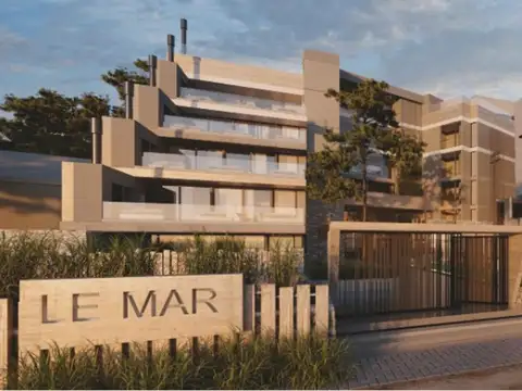 Depto. Pinamar al frente del mar 172m2 en Complejo Le Mar.