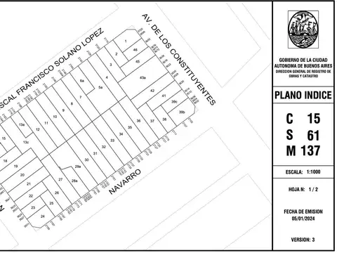 Terreno en Venta 8  mts Frente