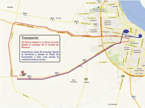 Terreno en Venta 40  mts Fondo
