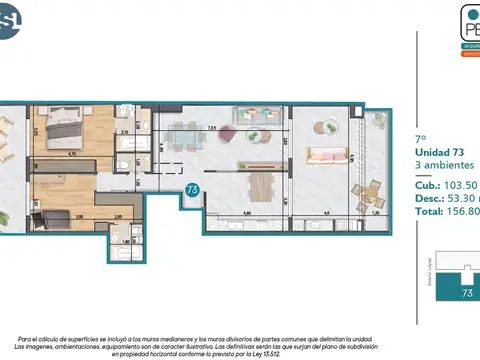 Semipiso 3 amb | Balcón Terraza c/PARRILLA propia, Full Amenities - ENTREGA NOVIEMBRE 2025
