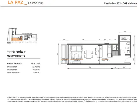 Departamento en Venta de Monoambiente