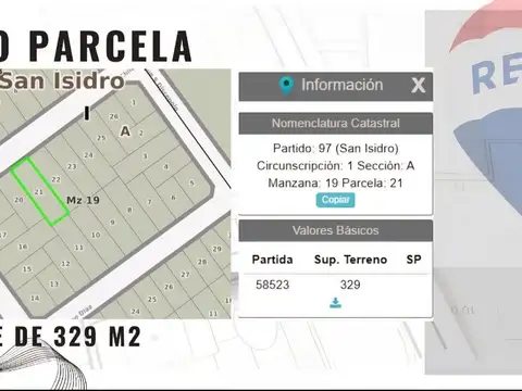 Terreno en Venta en San Isidro Lasalle / Río, USD 235.000