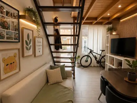 Depto Tipo Casa 2 ambientes con 1 baño