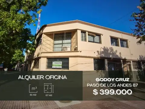 Oficina en alquiler ubicado en Godoy Cruz