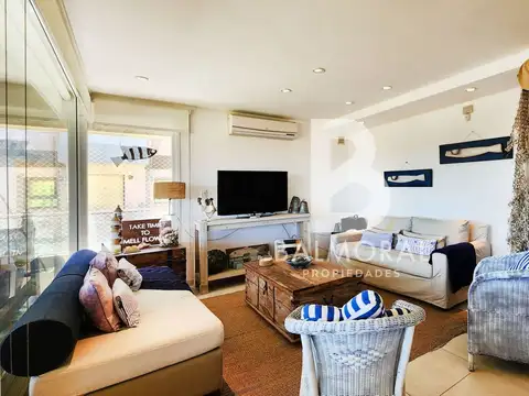 Departamento 2 ambientes con 2 baños