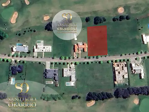 Excelente lote en Venta de 2085m2  al golf en Everlinks Lujan 100