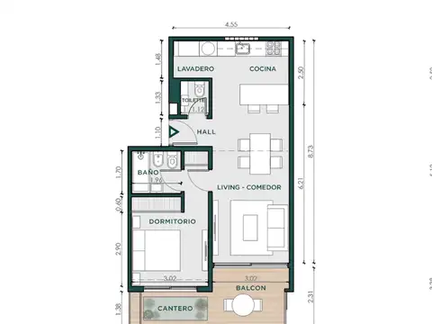 Venta departamento 3 amb amenitie Belgrano cochera