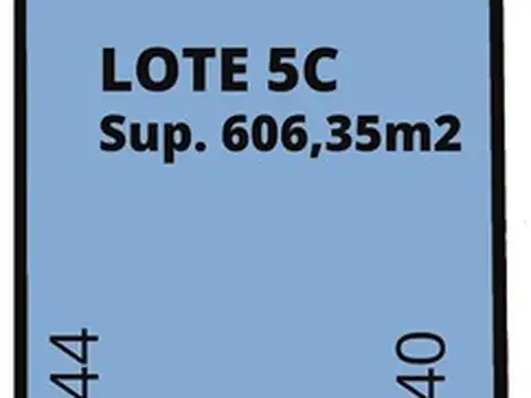 Terreno en Venta de 607,0 m2