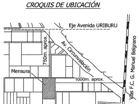 Fracción de 6 Ha en esquina  – Lamadrid y César Curzio