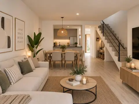 Casa 3 dormitorios en Pilar con jardin y amenities