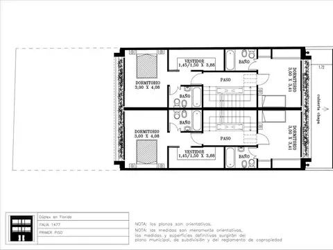 Italia 1400 - Triplex - Unidad Derecha