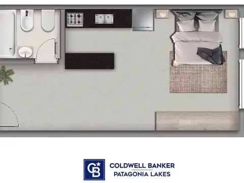 Departamento en Venta de 1 dormitorio