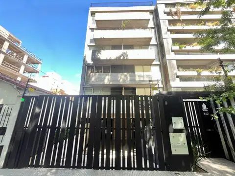 Unidad de dos ambientes a estrenar con cochera en alquiler.