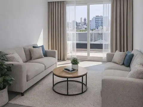 Departamento 2 ambientes con 1 baño