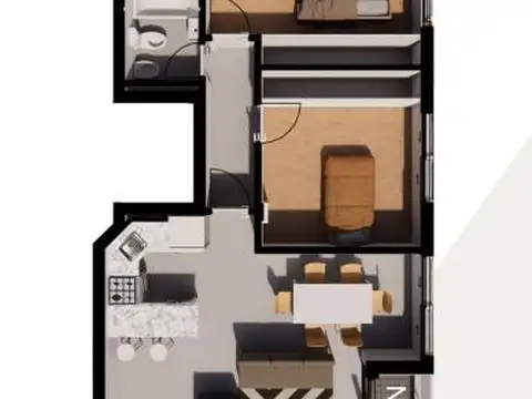 Departamento en Venta de 2 dormitorios