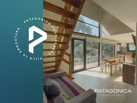 VENTA Departamento tipo duplex, 3 ambientes + cochera. Barrio el Mercado, Villa la Angostura