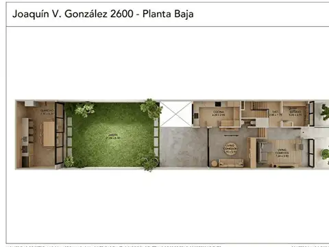 Joaquín V. González 2600 , Piso 0