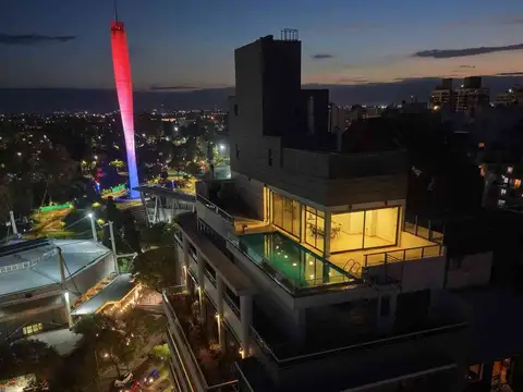 Penthouse de Autor frente al Parque Sarmiento