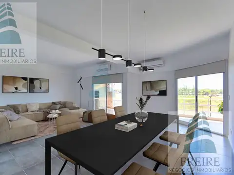 Venta departamento dos ambientes, balcón con parrilla | Condominio El Reparo, km 51 Pilar