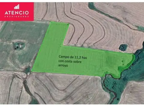 Campo De 11,2 Has (rincon Del Doll) Con  Costa Sobre Arroyo