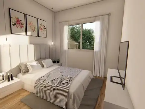 Departamento 2 ambientes con 1 baño