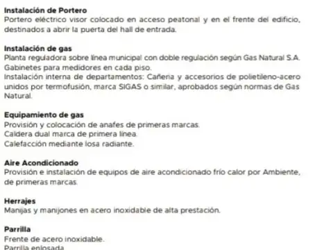 Departamento 3 ambientes con 2 baños