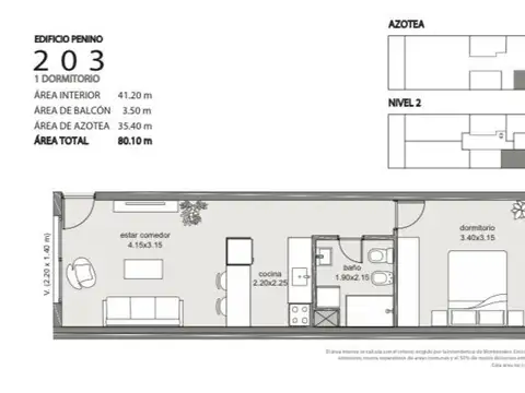 Departamento en Venta en Unión, USD 136.000