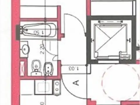 Departamento en Venta en Boedo, USD 110.000